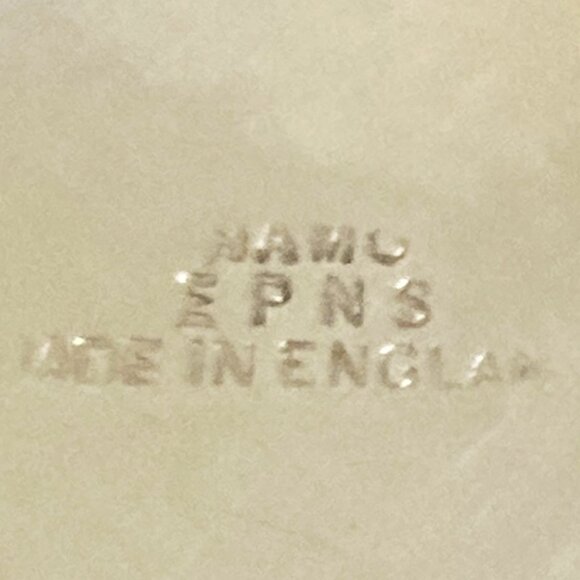 Vintage silver plate candlestick marked HAMO EPNS Made in England - Picture 5 of 5